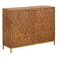 Jethro - Burl 2 Door Cabinet - Woodtone