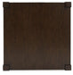 Breckington - Square End Table - Dark Brown