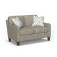 Moxy - Fabric Loveseat With Straight Track Arms