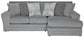 Glacier - Sectional With Included Accent Pillows