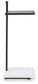 Mannill - Accent Table - Black / White