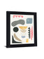 Playful Shapes - 28" x 34" Framed Wall Art - Pink