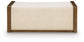 Marxmore - Upholstered Ottoman With Storage - Brown