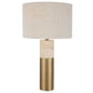 Gravitas - Elegant Brass & Stone Lamp