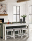 Robbinsdale - Rectangular Dining Room Counter Table Set (Set of 4) - Antique White