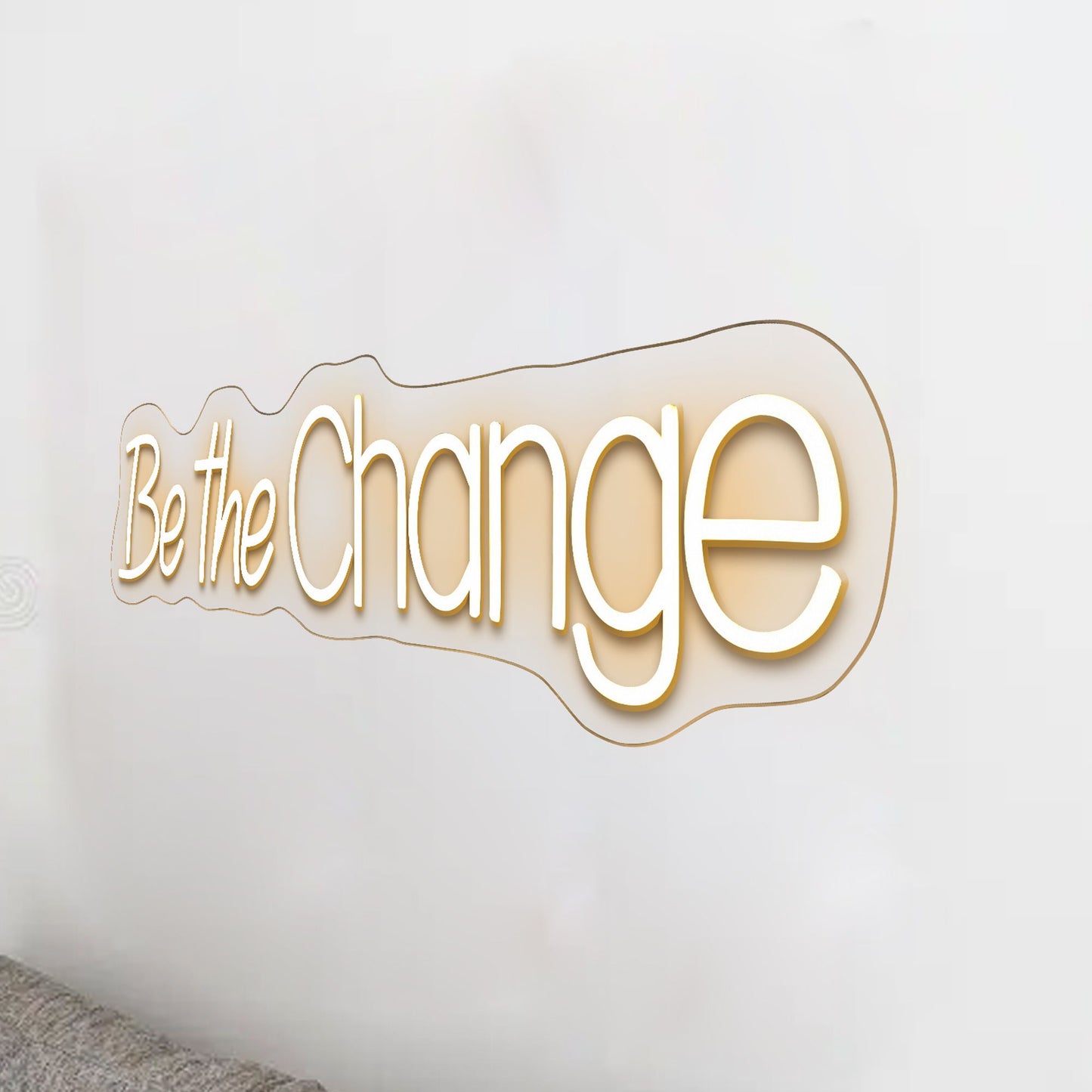 Neon Be The Change - Yellow