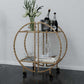 Zelina - Bar Cart - Gold