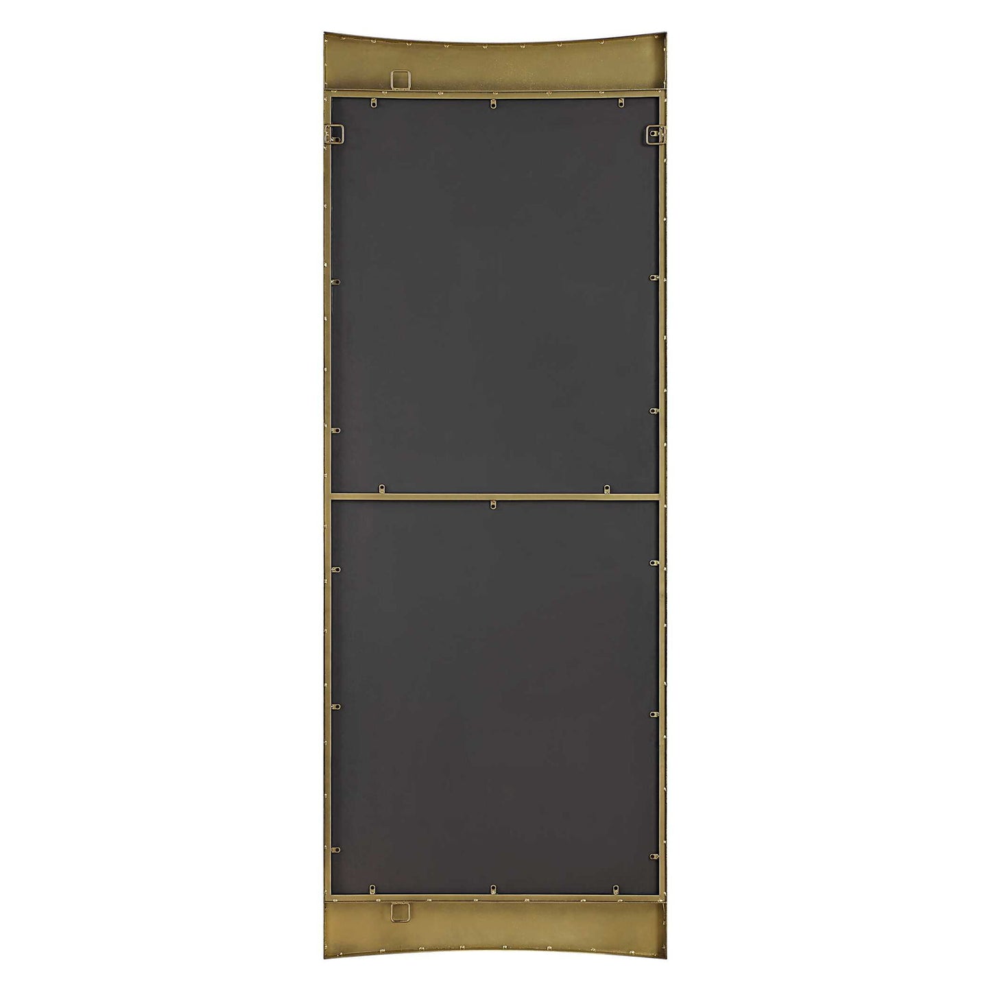 Russo - Oversized Modern Mirror - Light Brown