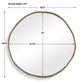 Lowen - Round Mirror - Brass