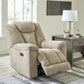 Hindmarsh - Power Recliner/ Adj Headrest - Stone