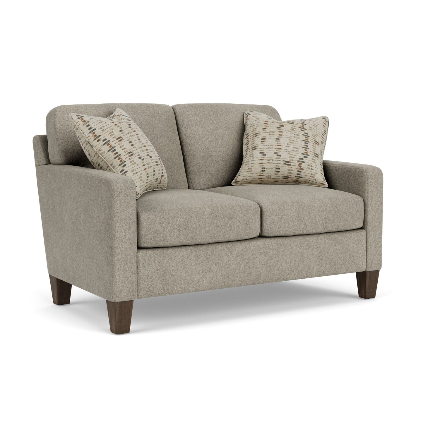 Moxy - Fabric Loveseat With Straight Track Arms