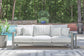 Hurley Park - 4 Pc. - Outdoor Sofa, 2 Lounge Chairs And Coffee Table - Gray