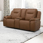 Callihan - Loveseat With Console P3 & ZW - Brown