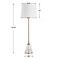 Alistair - Brass Buffet Lamp - Bronze