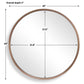 Torrado - Round Mirror - Bronze