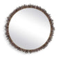 Tiger Sea Urchin - Round Mirror - Brown / Green