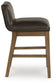 Cabalynn - Upholstered Barstool (Set of 2) - Two-tone Brown