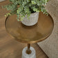 Hamilton - Accent Table - Gold / White