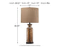 Laurentia - Glass Table Lamp  - Champagne