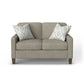 Moxy - Fabric Loveseat With Straight Track Arms