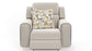 Micah - Power Headrest Power Deep Seat Lay Flat Recliner - Oatmeal
