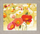 Petal Radiance - 28" x 34" Framed Wall Art - Yellow
