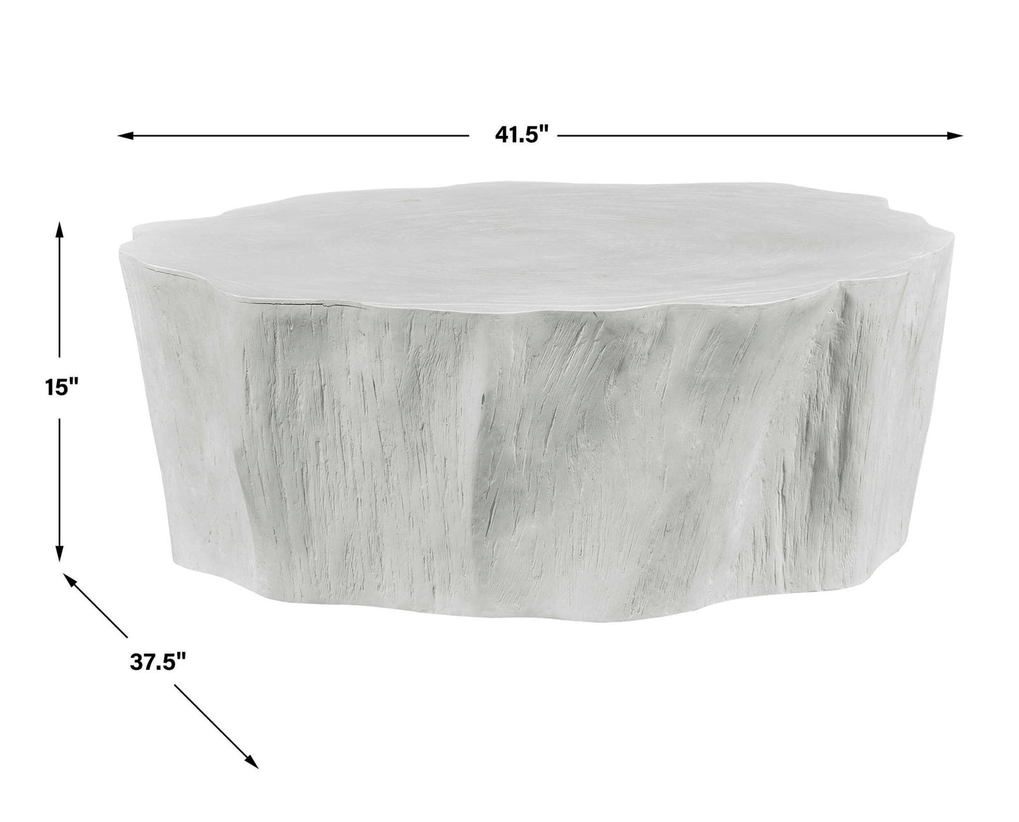 Woods Edge - Coffee Table - White