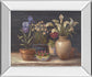 Pottery Blooms - 22" x 26" Framed Wall Art - Green