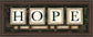 Hope By Anne Lapoint - Wall Art - Dark Brown