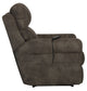 Tranquility - Power Headrest Power Lay Flat Reclining With CR3 Heat / Massage / Lumbar - Pewter