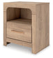 Kinlanni - One Drawer Night Stand - Tan