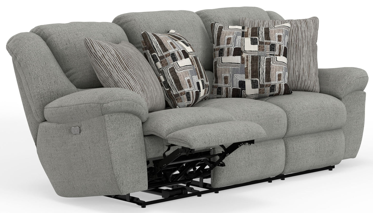 Trifecta - Sofa With 3 Recliners and Drop Down Table