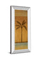 Golden Palm I By Jordan Grey - Mirror Framed Print Wall Art - Dark Brown
