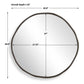 Lowen - Round Mirror - Bronze