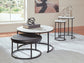 Jusmour - Occasional Nesting Table (Set of 4) - Black / White
