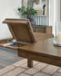 Marxmore - Rectangular Dining Room Butterfly Extension Table - Brown