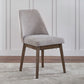 Edison - Upholstered Side Chair (RTA) - Brownstone With Faux Marble Tops
