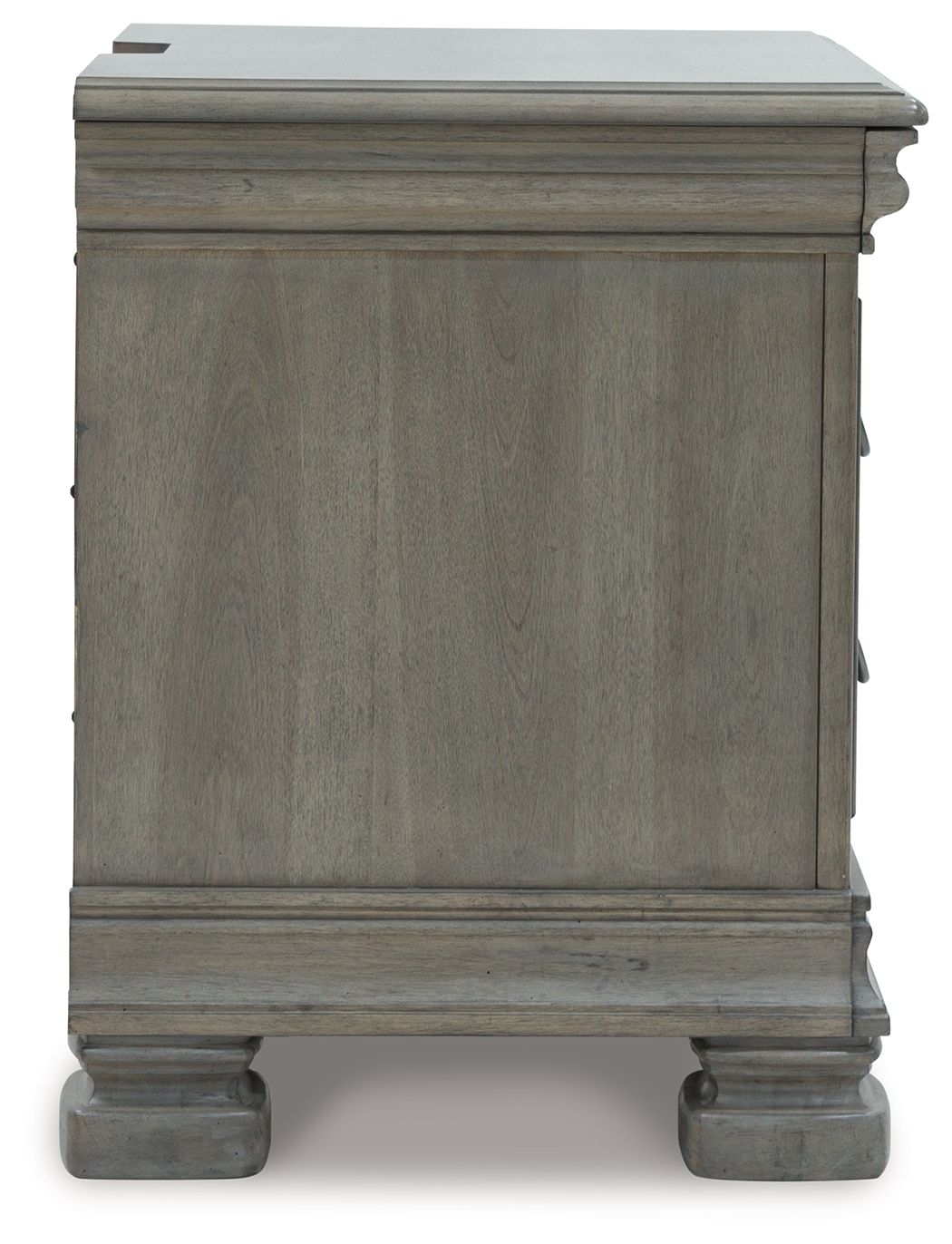 Lexorne - Three Drawer Night Stand - Gray