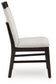 Neymorton - Dining Upholstered Side Chair (Set of 2) - Light Gray / Brown