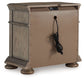 Ardenfield - Three Drawer Night Stand - Light Brown