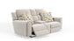 Micah - Power Headrest Power Deep Seat Reclining Console Loveseat - Oatmeal