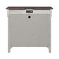 Ivy Hollow - 3 Drawer Bedside Chest With Charging Station - Weathered Linen / Dusty Taupe