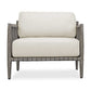 Borneo - Outdoor Lounge Chair - White / Dark Gray