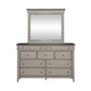 Ivy Hollow - Dresser & Mirror - Weathered Linen / Dusty Taupe