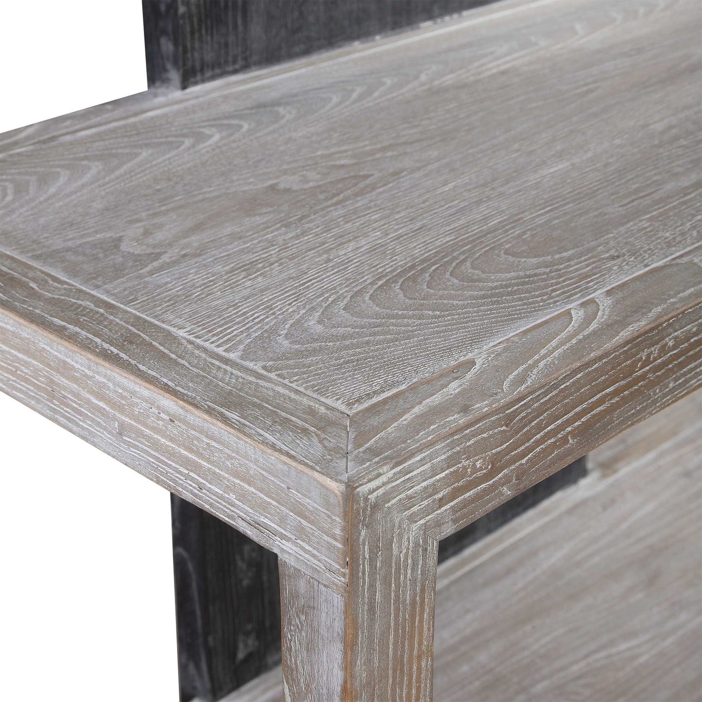 Nicasia - Modern Etagere - Pearl Silver