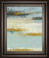 Ocean View By Vindedzis - Framed Print Wall Art - Light Blue