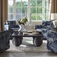 Tisdell - Patterned Swivel/Glider - Blue