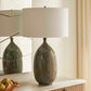 Moultrie - Warm Table Lamp - Gray