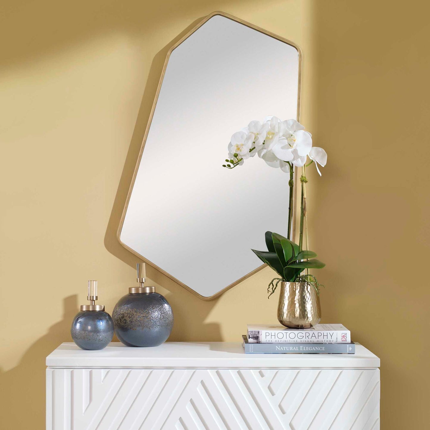 Linneah - Large Mirror - Gold