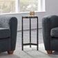 Eternity - Iron & Glass Accent Table